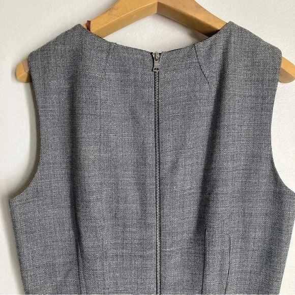 Elie Tahari for Nordstrom Size 10 Black Wool Blend Dress - Picture 7 of 12